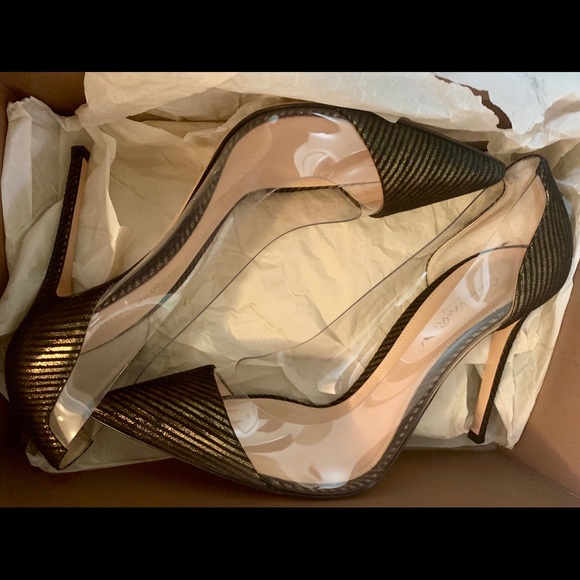 SOLD❌🈷️GIANVITO ROSSI PLEXI PVC PUMP EU 41 US 9 - Picture 5 of 7